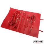 7 pcs Bondage Set with Carry bag Red - Image 10