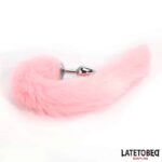 Anal Plug with Fox Tail Pink 40 cm - Image 4