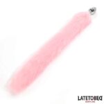 Anal Plug with Fox Tail Pink 40 cm - Image 6