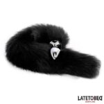 Anal plug with tail Black 40 cm - Image 3