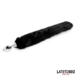 Anal plug with tail Black 40 cm - Image 7