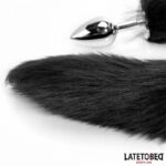 Anal plug with tail Black 40 cm - Image 9