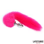 Anal plug with tail Hot Pink 40 cm - Image 3