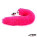 Anal plug with tail Hot Pink 40 cm - Image 7