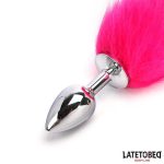 Anal plug with tail Hot Pink 40 cm - Image 9