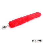Anal plug with tail Red 40 cm - Image 7
