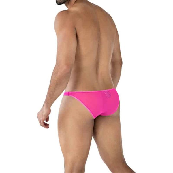 C4MSPXBUL01 Lavtaljede Udbulende Trusser Hot Pink - Billede 2