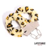 Furry Metal Cuff Animal Print Leopard - Image 7