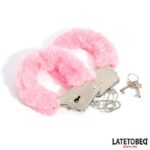 Furry Metal Cuff Pink - Image 2