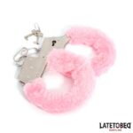 Furry Metal Cuff Pink - Image 5
