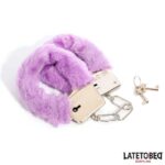 Furry Metal Cuff Purple - Image 2
