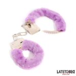 Furry Metal Cuff Purple - Image 6