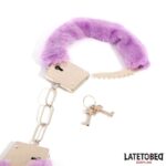 Furry Metal Cuff Purple - Image 8