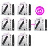 Pack 6 +1 Shoty Vibrating Bullet USB 10 Speeds Powerful Motor Black by LATETOBED