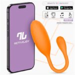 Logan Vibrating Egg with App Unibody Silicone Orange