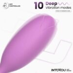 Logan Vibrating Egg with App Unibody Silicone Purple - Image 5