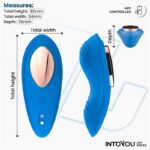 Panty Vibrator with App Silicone Blue - Image 9