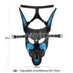Rebellion Reign Scarred Alpha Pup Mask Blue - Image 12