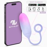 Vibrating Egg Double Layer Silicone with APP Pink/Blue