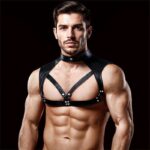 Darius Chest Bondage Harness for Men Vegan Leather - Image 5