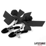 Nipple Clamps with Bell and Black Bow - Image 15