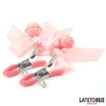 Nipple Clamps with Bell and Black Bow - Image 9