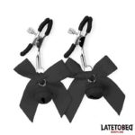 Nipple Clamps with Bell and Black Bow - Image 13