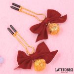 Nipple Clamps with Red Bow - Image 10