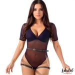 Oriana Vegan Leather Belt Harness with Chain One size - Image 4