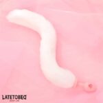Pink Silicone Fox Tail Anal Plug Pink - Image 8