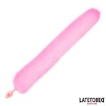 Pink Silicone Fox Tail Anal Plug Pink - Image 15