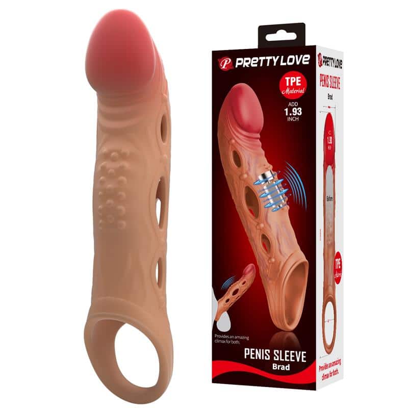 Brad-Vibrating-Penis-Sleeve Brad Vibrating Penis Sleeve - Image 1