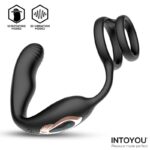 Bruce Prostate Massager 360º with Double Cockring with Vibration - Image 2