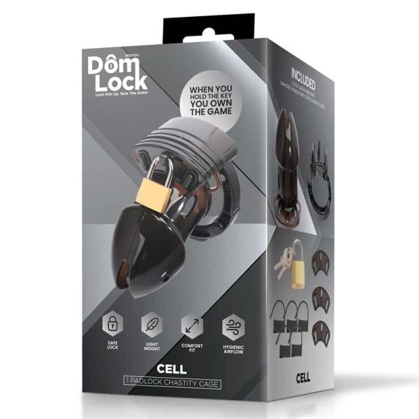 Cell Chastity Cage with Spacers - Image 5