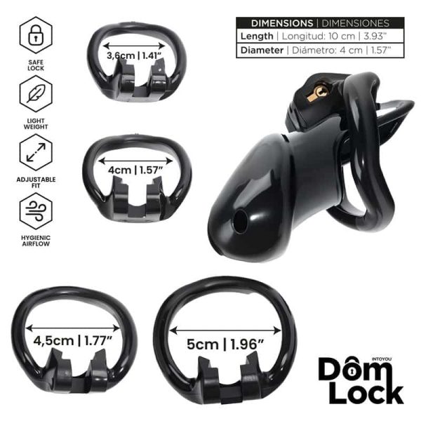 Closure Chastity Cage with Internal Lock - Image 3