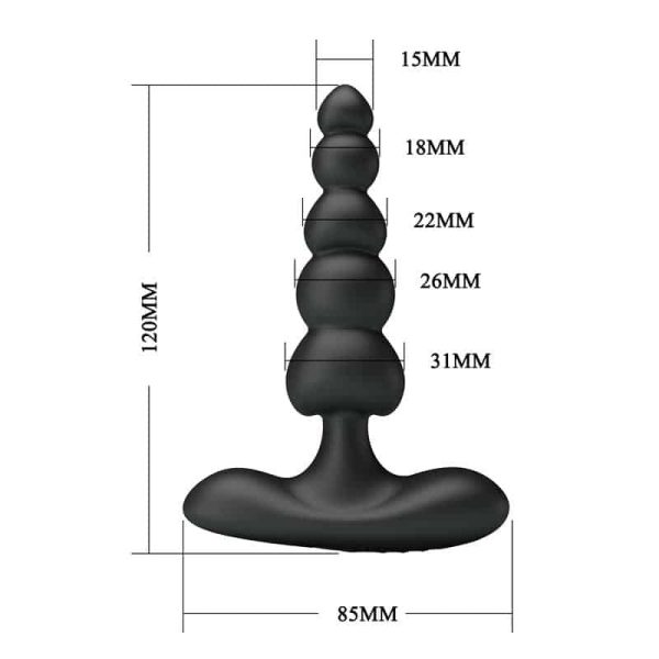 Corban Anal Beads with Vibration - Image 9