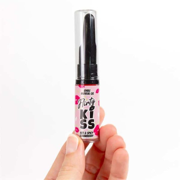 Flirty Kiss Strawberry and Mint Oral Sex Gels 2x8g - Image 3