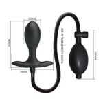 Inflatable Anal Plug with Internal Ball Weight - Image 9