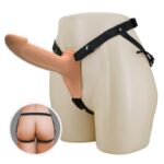 London Universal StrapOn Harness with Hollow Dildo 6.6 - Image 2