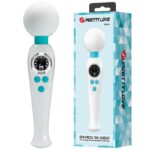 Skyler Massager Wand with Digital Screen White - Image 2