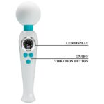 Skyler Massager Wand with Digital Screen White - Image 10