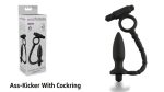 Anal Plug with Chain and Vibration Ass-Kicker Black - Image 4