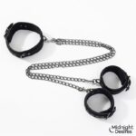 Collar and Ankle Cuffs with Chain - Image 2