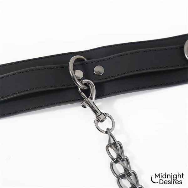 Collar and Ankle Cuffs with Chain - Image 6