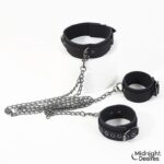 Collar and Ankle Cuffs with Chain - Image 7