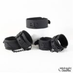 Restraint Set with Collar with Leash and Cuffs - Image 7