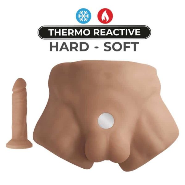 Apollo S Half Torso Liquid Silicone Caramel 7 - Image 4
