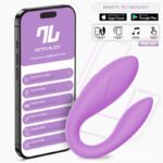 Couple Toy with App Flexible Silicone Lavender - Image 9