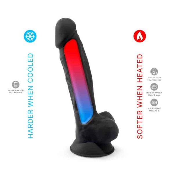 Dildo Dual Density Mod. 1 - 9 Black - Image 7