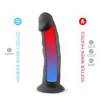 Dildo Dual Density Mod. 2 - 7.5 Black - Image 5